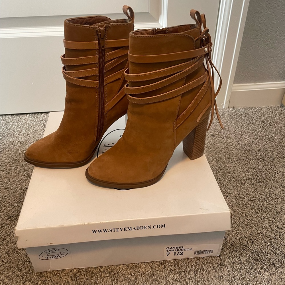 Steve Madden Women's Brown Heeled Boots